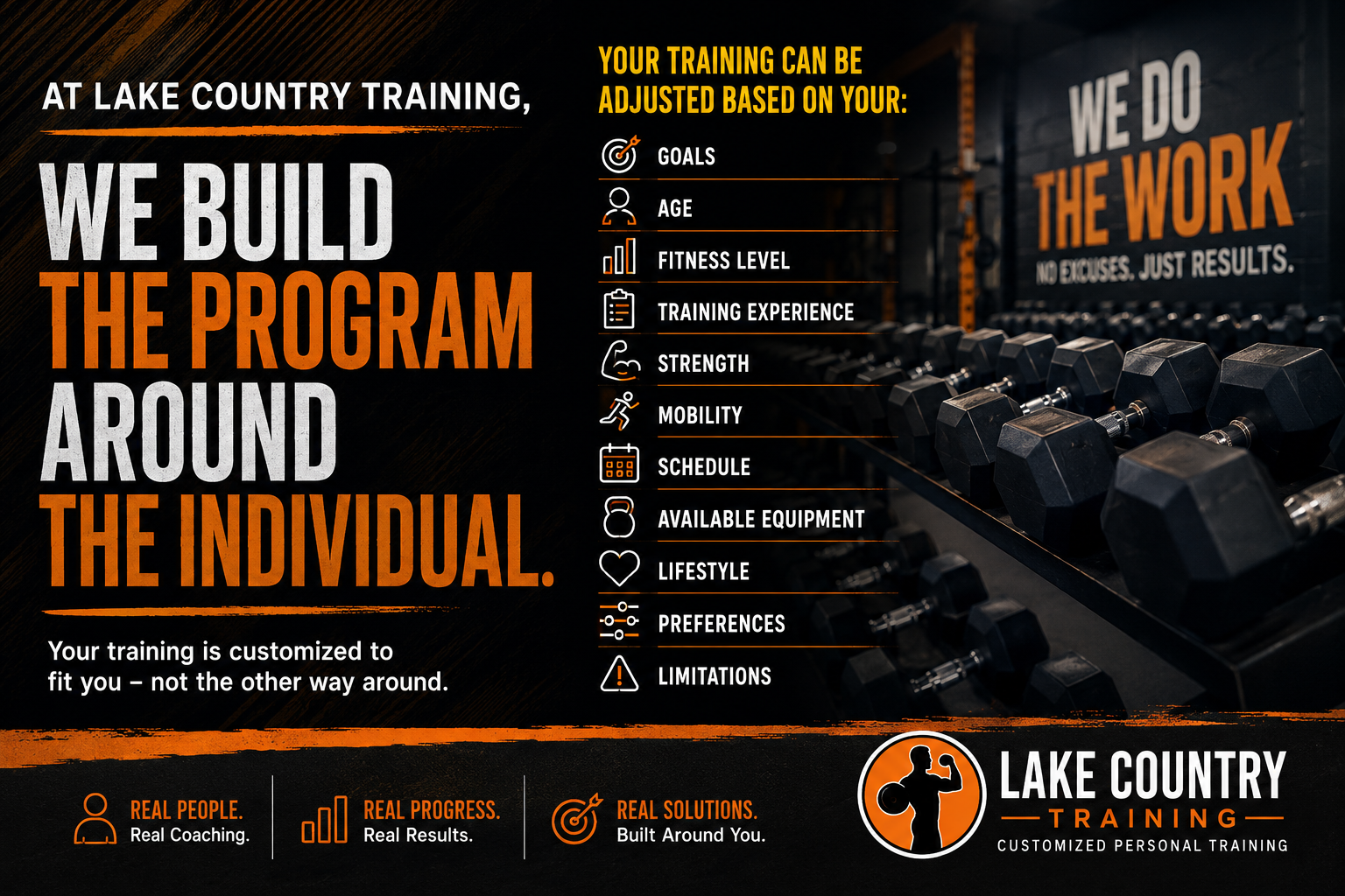 Customized Personal Training Programs | Lake Country Training Customized Personal Training Programs | Lake Country Training | Personal Trainer in Delafiedl WI 53018